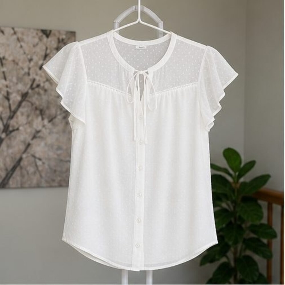 White Wrap Blouse